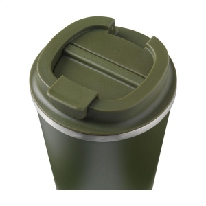Mug isotherme anti-fuite à double paroi en acier inoxydable recyclé 18
