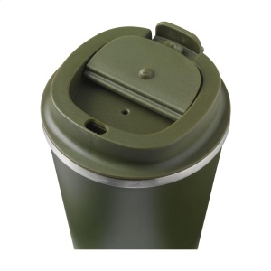 Mug isotherme anti-fuite à double paroi en acier inoxydable recyclé 24