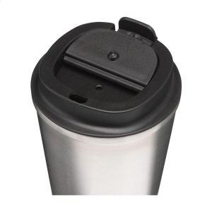 Mug isotherme anti-fuite à double paroi en acier inoxydable recyclé 25
