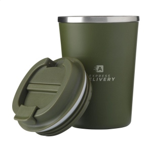 Mug isotherme anti-fuite à double paroi en acier inoxydable recyclé 12