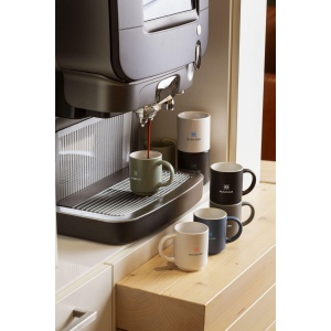 Mug de distributeur automatique empilable et peu encombrant en céramique de haute qualité et 5% de céramique recyclée 15