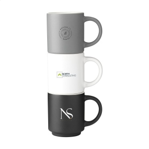 Mug de distributeur automatique empilable et peu encombrant en céramique de haute qualité et 5% de céramique recyclée 13