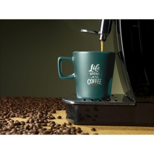 Mug moderne en céramique de haute qualité et 5% de céramique recyclée. Pourvu d'une couche supérieure mate. 15