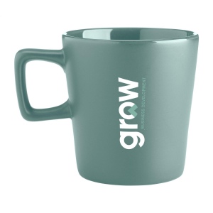 Mug moderne en céramique de haute qualité et 5% de céramique recyclée. Pourvu d'une couche supérieure mate. 7