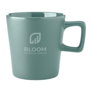 Mug moderne en céramique de haute qualité et 5% de céramique recyclée. Pourvu d'une couche supérieure mate. 3