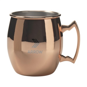 Mug à cocktail couleur cuivre avec belle anse en acier inoxydable recyclé
