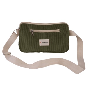 Banane rectangulaire en velours côtelé 13