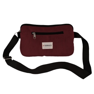 Banane rectangulaire en velours côtelé 14