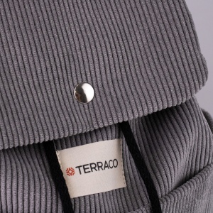 Sac à dos en velours côtelé 16