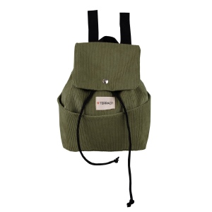Sac à dos en velours côtelé 19