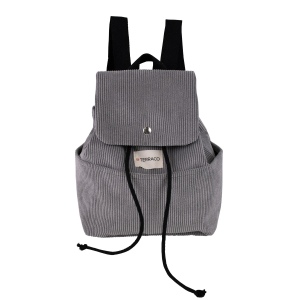 Sac à dos en velours côtelé 12