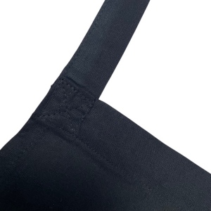 Tablier coton noir 230gr 3