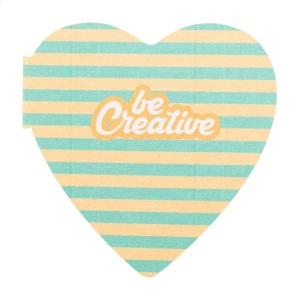 CreaStick Seed Heart Bloc-notes coeur 3