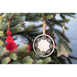 Lundamo Décoration pour sapin de Noël, flocon de neige 5