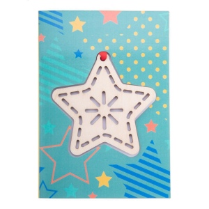 TreeCard Carte de Noël, étoile 2