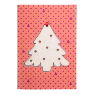 TreeCard Carte de Noël, étoile 4