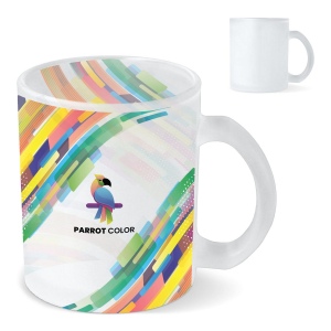 Mug en verre dépoli subli Mallorca 335ml