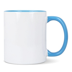 Mug subli Oslo coloré à l'intérieur &amp; anse 300ml 23