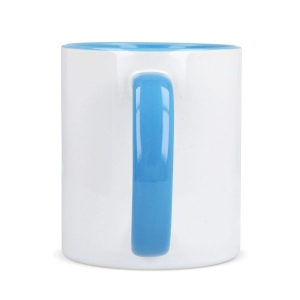 Mug subli Oslo coloré à l'intérieur &amp; anse 300ml 24