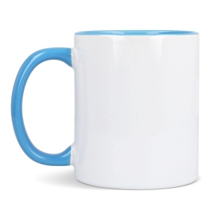 Mug subli Oslo coloré à l'intérieur &amp; anse 300ml 25