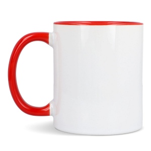 Mug subli Oslo coloré à l'intérieur &amp; anse 300ml 28