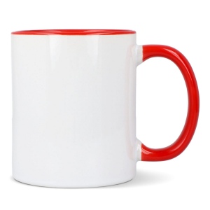 Mug subli Oslo coloré à l'intérieur &amp; anse 300ml 30