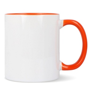 Mug subli Oslo coloré à l'intérieur &amp; anse 300ml 34