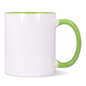Mug subli Oslo coloré à l'intérieur &amp; anse 300ml 37