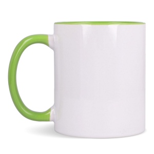 Mug subli Oslo coloré à l'intérieur &amp; anse 300ml 38