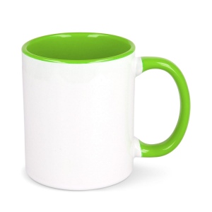 Mug subli Oslo coloré à l'intérieur &amp; anse 300ml 8