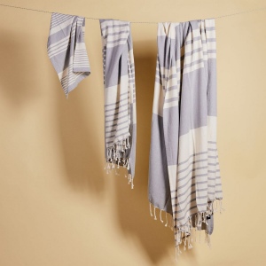 Sagaform Ella Grande serviette de hammam 145x250cm 12