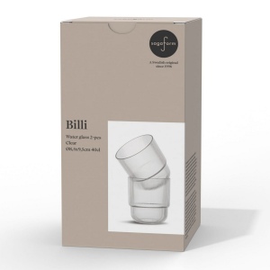 Billi verre à eau, set de 2 3
