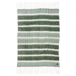 Kosta Linnewäfveri Plaid en Laine à Rayures 7
