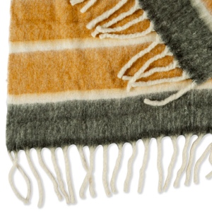 Kosta Linnewäfveri Plaid en Laine à Rayures 8