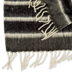 Kosta Linnewäfveri Plaid en Laine à Rayures 11