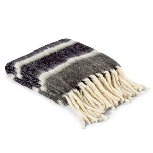 Kosta Linnewäfveri Plaid en Laine à Rayures 3