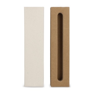 Boîte à stylo en carton de lait recyclé, 1 stylo 4
