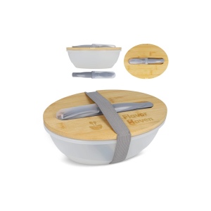 Lunchbox R-PP &amp; bambou avec couverts - 1L