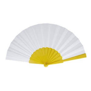 Éventail à main plastique &amp; polyester 10