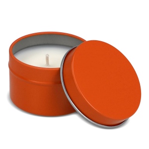 Bougie parfumée à base de plantes Dhyana en étain recyclé 24