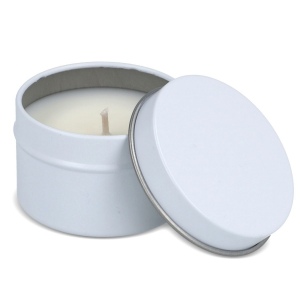 Bougie parfumée à base de plantes Dhyana en étain recyclé 11