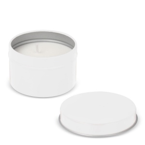 Bougie parfumée à base de plantes Kirtan dans une grande boîte en métal recyclé 9