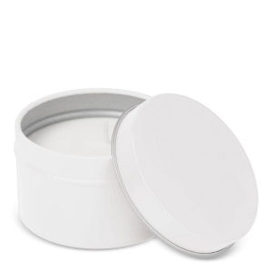 Bougie parfumée à base de plantes Kirtan dans une grande boîte en métal recyclé 11