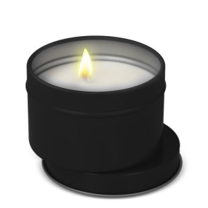 Bougie parfumée à base de plantes Kirtan dans une grande boîte en métal recyclé 14