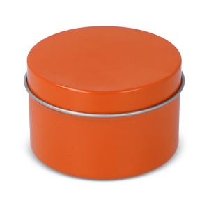 Bougie parfumée à base de plantes Kirtan dans une grande boîte en métal recyclé 7