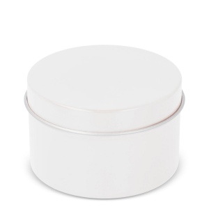 Bougie parfumée à base de plantes Kirtan dans une grande boîte en métal recyclé 2