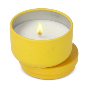 Bougie Asana non parfumée à base de plantes dans une boîte recyclée 41
