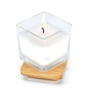 Bougie végétale Chakra dans un pot en verre 9