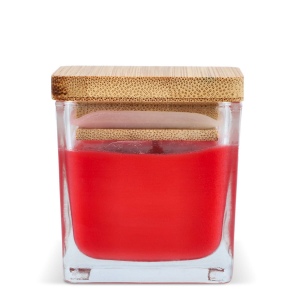 Bougie végétale Chakra dans un pot en verre 21