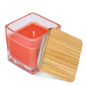 Bougie végétale Chakra dans un pot en verre 27